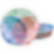 Набор тарелок десертных из 6 шт. диаметр=26 см. золотой кант коллекция Парадиз