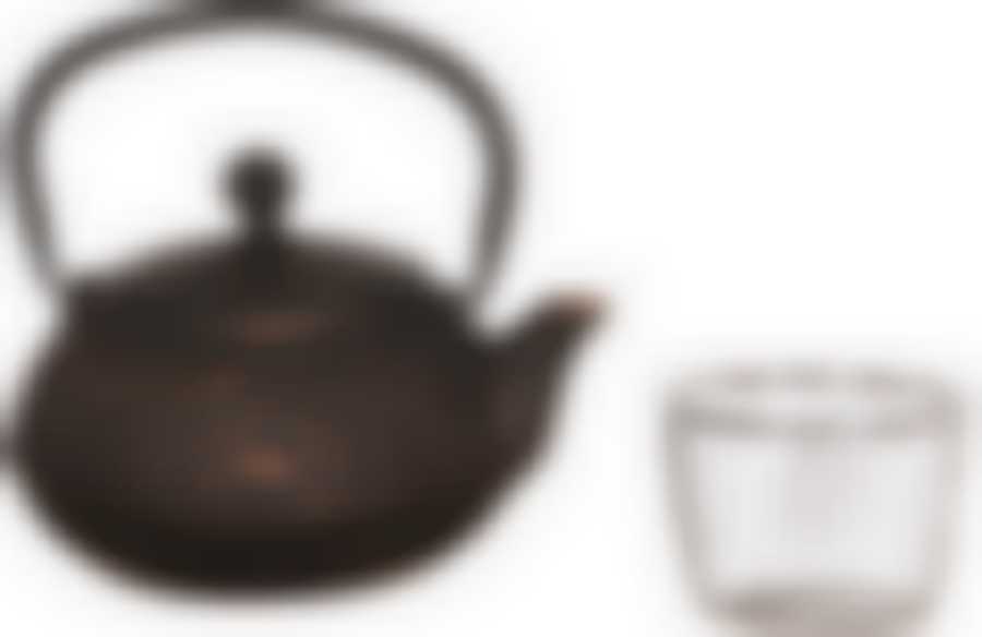 Заварочный чайник чугунный с эмалированным покрытием внутри 1200 мл