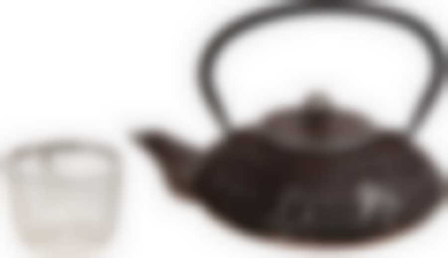 Заварочный чайник чугунный с эмалированным покрытием внутри 1000 мл