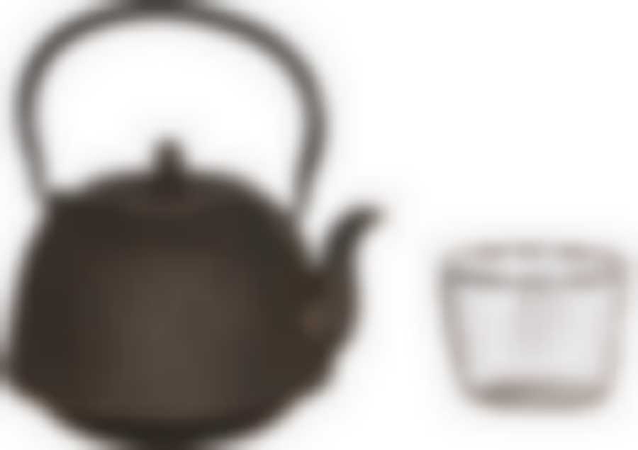 Заварочный чайник чугунный с эмалированным покрытием внутри 1400 мл