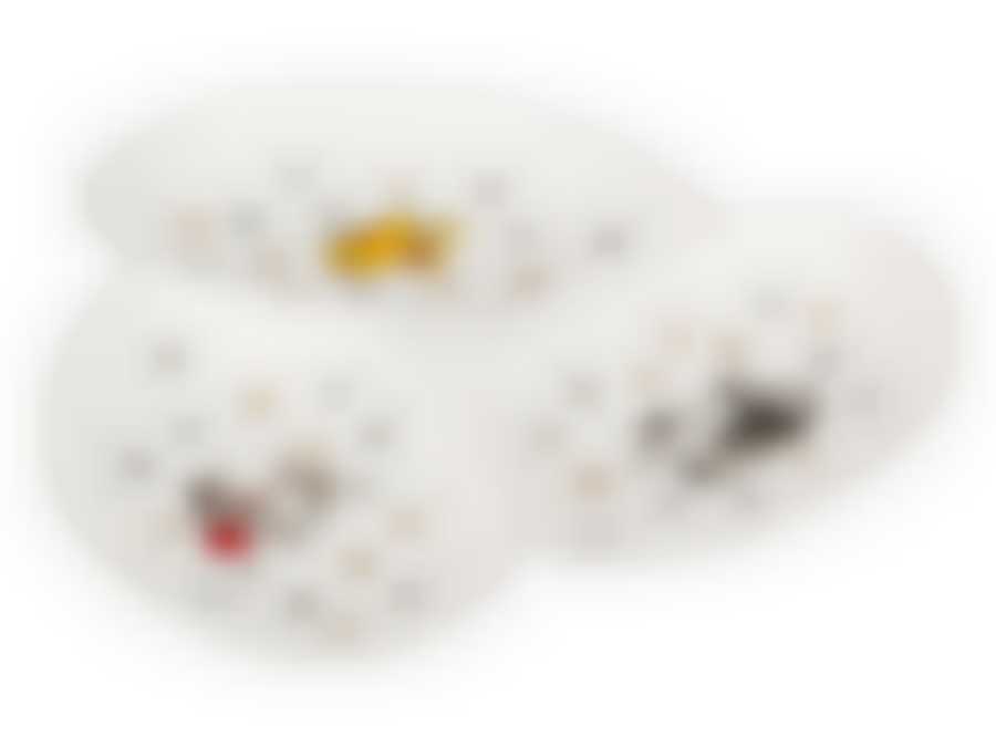 МЕНАЖНИЦА 3-х секц. "ВЕСЕЛЫЕ ДРУЗЬЯ" 26*26*3 см