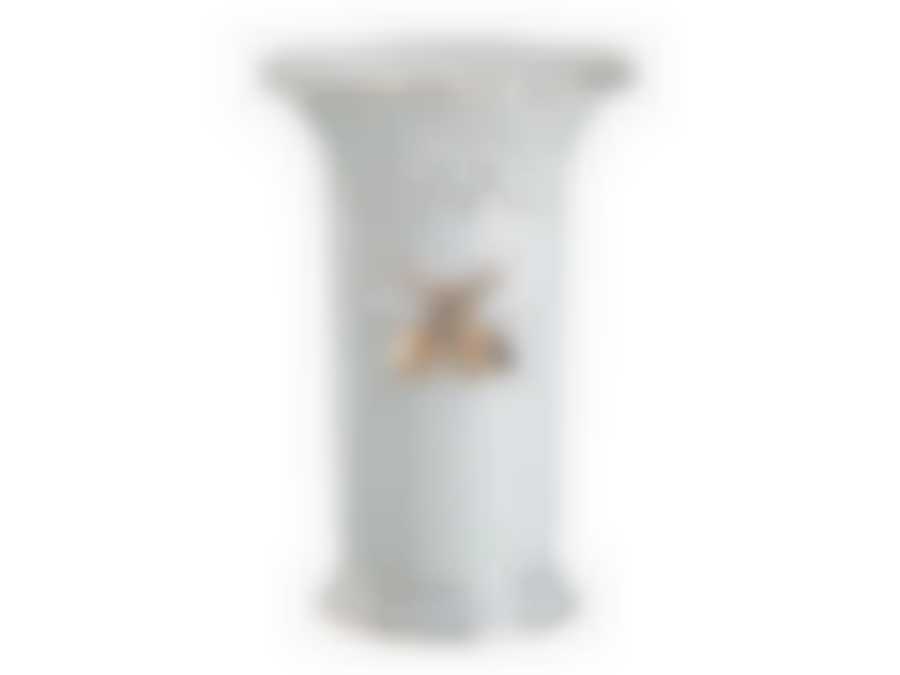 Ваза с бантиком высота=14,5 см.