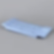 Полка-сиденье для ванной (цвет голубой)