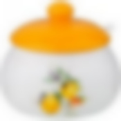 БАНКА ДЛЯ СЫПУЧИХ ПРОДУКТОВ С ЛОЖКОЙ "ИТАЛЬЯНСКИЕ ЛИМОНЫ" 500 МЛ. ДИАМЕТР=13 СМ. ВЫСОТА=11,6 СМ. (КО