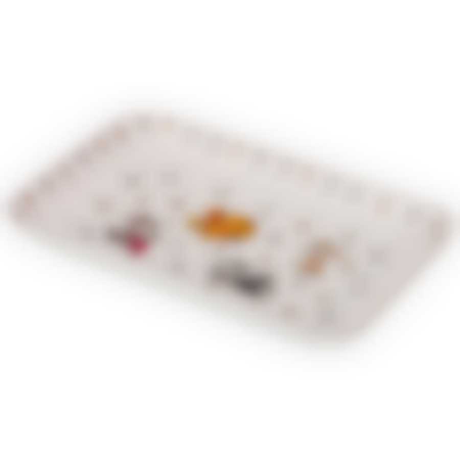 БЛЮДО ПРЯМОУГОЛЬНОЕ "ВЕСЕЛЫЕ ДРУЗЬЯ" 20,5*13СМ (КОР=48ШТ.)