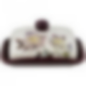 МАСЛЕНКА "ПУРПУР" 17*12,5 СМ. ВЫСОТА=8,5 СМ. (КОР=24ШТ.)