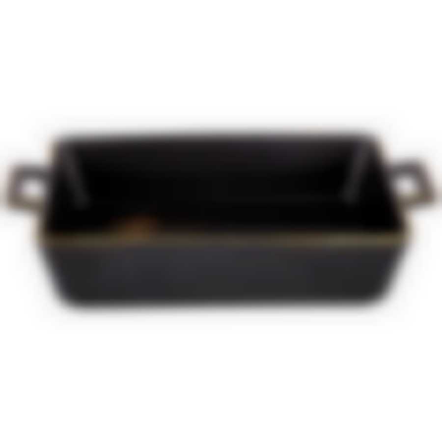 БЛЮДО ДЛЯ ЗАПЕКАНИЯ BRONCO "MIDNIGHT GOLD" 25СМ