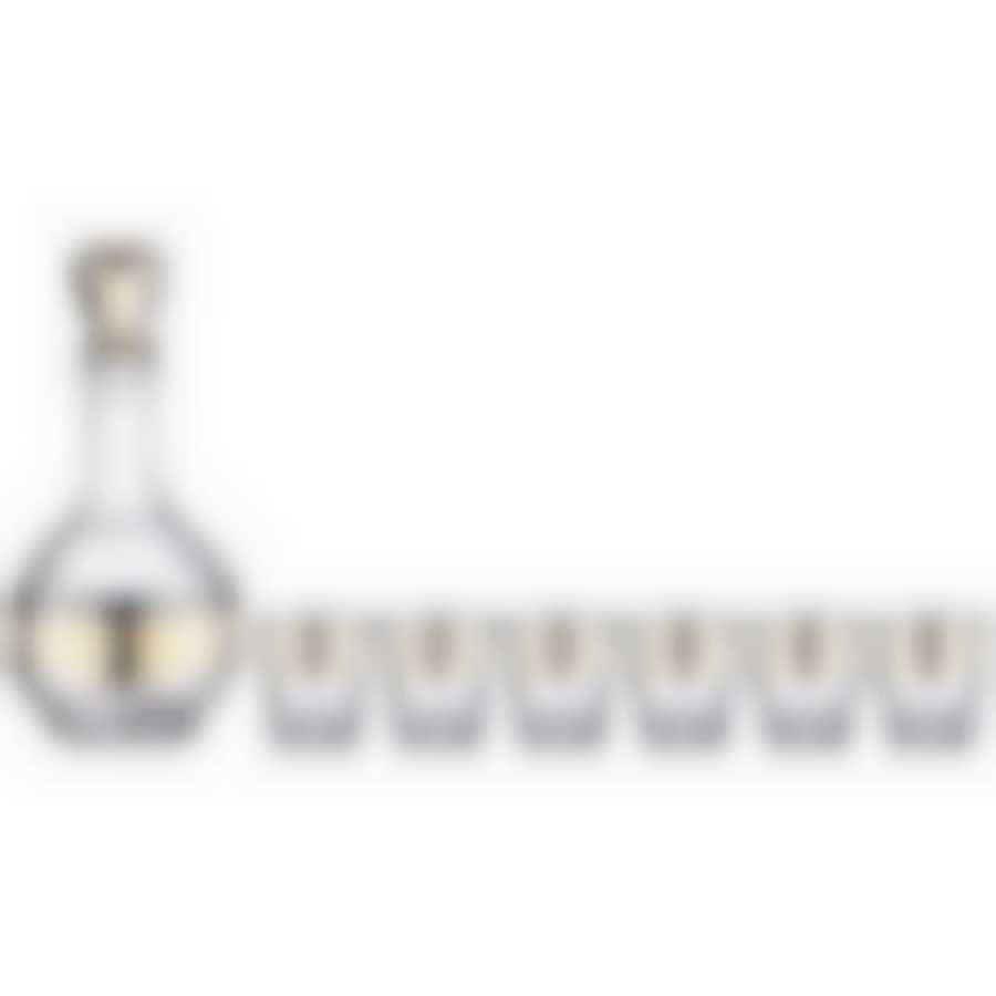 НАБОР 7 ПРЕДМЕТОВ "БОГЕМИЯ" (ГРАФИН + 6 СТОПОК)