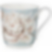 КРУЖКА LEFARD "БЕЛЫЙ ЦВЕТОК" 340МЛ ГОЛУБАЯ (КОР=36ШТ.)