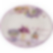 БЛЮДО ОВАЛЬНОЕ "ЛАВАНДОВАЯ ВЕСНА" 31,5*25,5 СМ. ВЫСОТА=3 СМ.