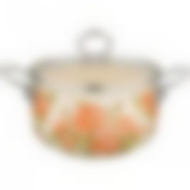 КАСТРЮЛЯ ЭМАЛИРОВАННАЯ AGNESS СО СТЕКЛЯННОЙ КРЫШКОЙ, 3,0Л, ДИА.16 СМ