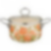 КАСТРЮЛЯ ЭМАЛИРОВАННАЯ AGNESS СО СТЕКЛЯННОЙ КРЫШКОЙ, 2,3Л, ДИА.16 СМ