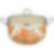 КАСТРЮЛЯ ЭМАЛИРОВАННАЯ AGNESS СО СТЕКЛЯННОЙ КРЫШКОЙ, 6,5Л, ДИА.16 СМ