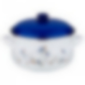 КАСТРЮЛЯ AGNESS ЭМАЛИРОВАННАЯ, СЕРИЯ ГУСИ 6,0Л ДИАМЕТР=24 СМ ВЫСОТА=14 СМ