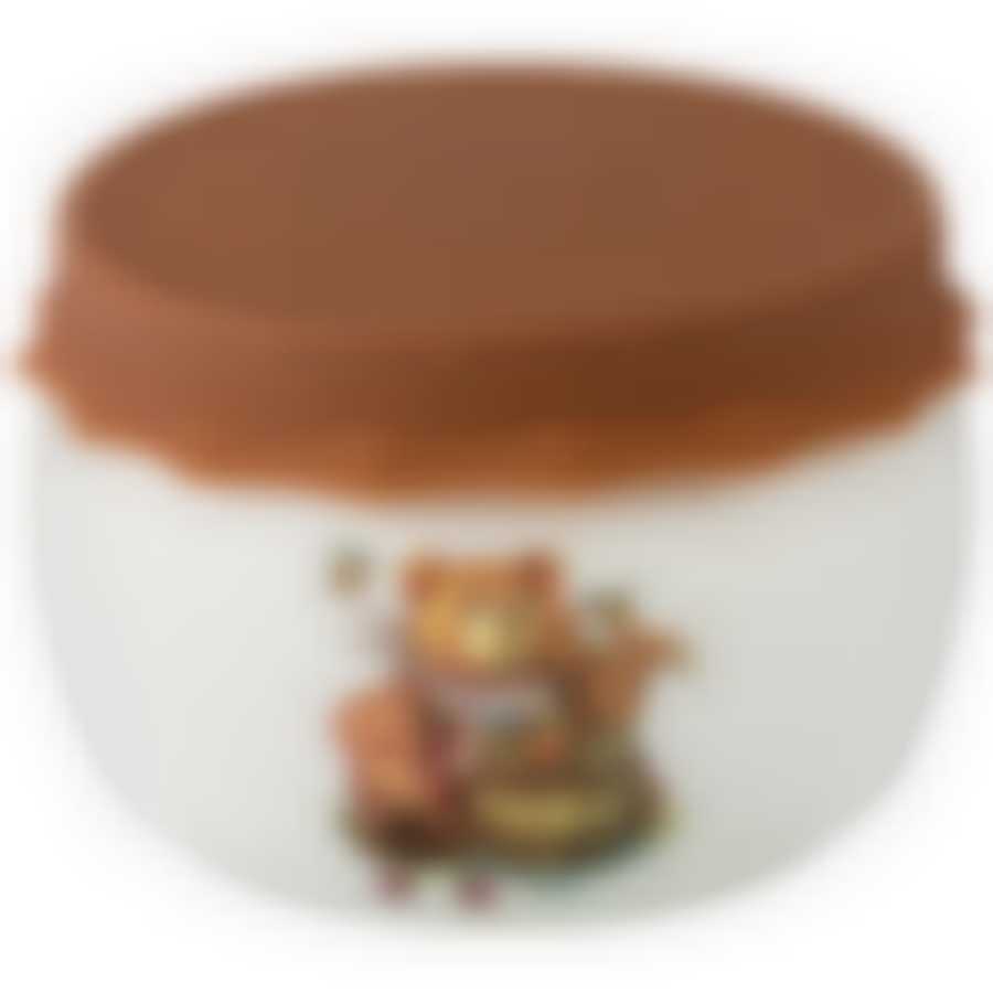 БАНКА С СИЛИКОНОВОЙ КРЫШКОЙ "МЕД" 500МЛ (КОР=24ШТ.)