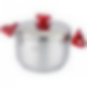 Кастрюля с крышкой-сливом agness self-filter sistem 22х14 см, 5 л. нерж сталь инд дно