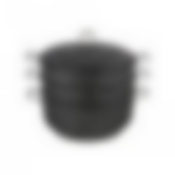 Кастрюля-мантоварка agness Grace 24x7,2/24х12/24х12 см, трехслойное покр granit, pfoa free