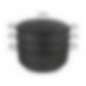 Кастрюля-мантоварка agness Grace 26x12/26х7,2/26х7,2 см, трехслойное покр granit, pfoa free