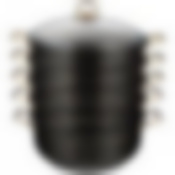 Кастрюля-мантоварка agness Черное золото 6,1 л 28x12/28х7,3/28х7,3/28х7,3/28х7,3 см