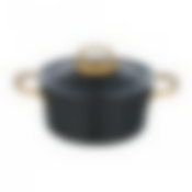 Кастрюля agness премиум Черное золото 20x10 см 2.7 л антипригарное покрытие, индукционное дно