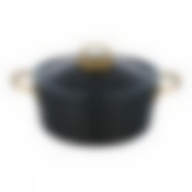 Кастрюля agness премиум Черное золото 24x11 см 4.4 л антипригарное покрытие, индукционное дно