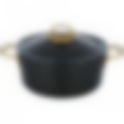 Кастрюля agness премиум Черное золото 26x12 см 5.5 л антипригарное покрытие, индукционное дно