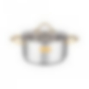 Кастрюля agness со стеклянной крышкой, нерж.сталь, 2,1л 18х9см серия craft collection