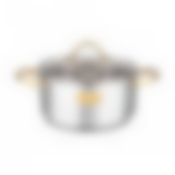 Кастрюля agness со стеклянной крышкой, нерж.сталь, 3,0л 20х10см серия craft collection