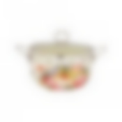 Кастрюля эмалированная agness со стеклянной крышкой, 2,3л, диаметр=16 см высота=12 см 