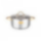 Кастрюля agness со стеклянной крышкой, нерж.сталь, 1,5л 16х8,0см серия craft collection