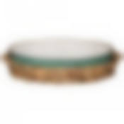 Блюдо для запекания в плетеной корзине bronco Nature 32,5*20,5*6,5см 1200мл мятное 