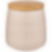 Банка с деревянной крышкой bronco Nature 13*12 см 900 мл кремовая 