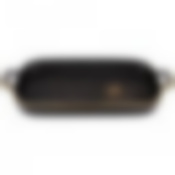 Блюдо прямоугольное с ручками bronco Midnight gold 28см 