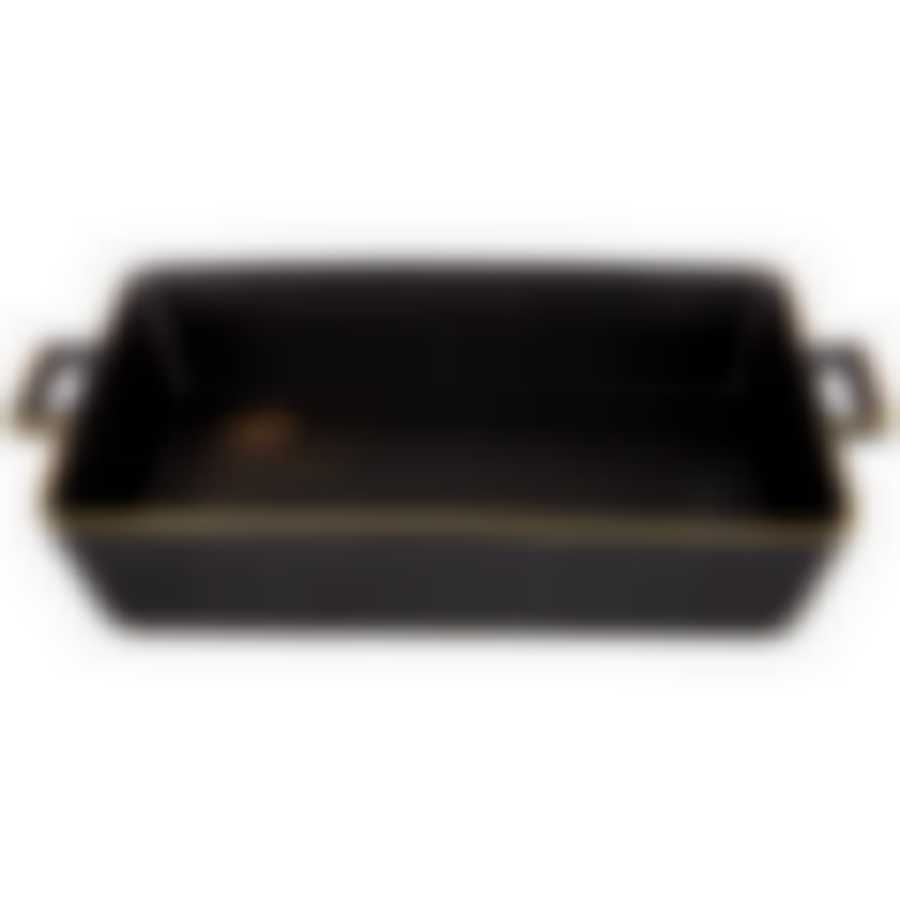 Блюдо для запекания bronco Midnight gold 35см 