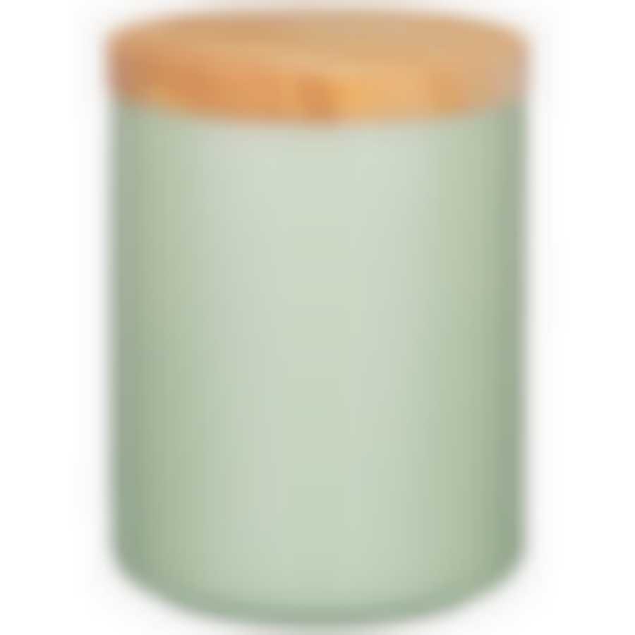 Банка для сыпучих с бамбуковой крышкой Velour 600мл, мятная 