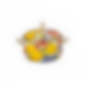 Кастрюля эмалированная agness с крышкой, серия фландрия 2,1л, диа.16см