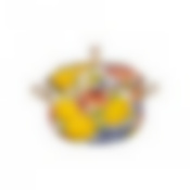 Кастрюля эмалированная agness с крышкой, серия фландрия 2,8л, диа.18см