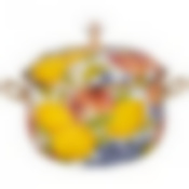 Кастрюля эмалированная agness с крышкой, серия фландрия7,5л, диа.26см