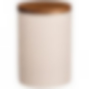 Банка с деревянной крышкой bronco Crocus 16*11 см мл бежевая 