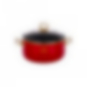 Кастрюля agness эмалированная со стекл. крышкой и антипригар. Мраморным покрытием, 18см/ 2,4л