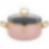 Кастрюля agness эмалированная со стекл. крышкой и антипригар. Мраморным покрытием, 18см/ 2,4л