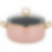 Кастрюля agness эмалированная со стекл. крышкой и антипригар. Мраморным покрытием, 22см / 4,1л