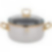 Кастрюля agness эмалированная со стекл. крышкой и антипригар. Мраморным покрытием, 18см/ 2,4л