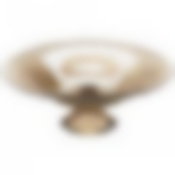 Блюдо на ножке Luster fume 30см