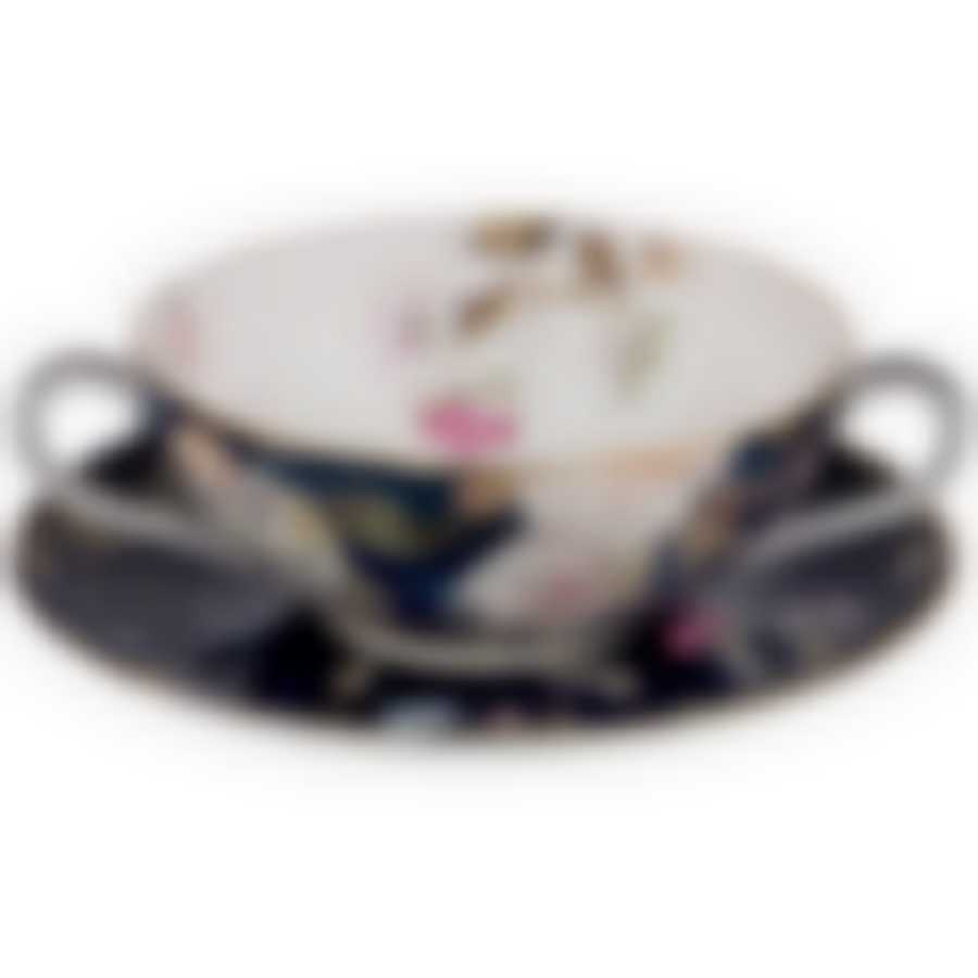 Бульонка с блюдцем Кобальт 450 мл