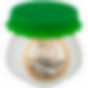 Баночка для меда/варенья с силиконовой крышкой Сура 300мл д=9см в=8см 