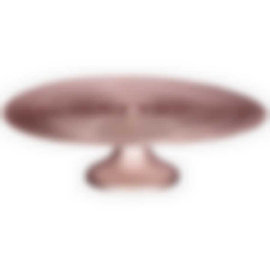 Блюдо на ножке Sparkle rosa диаметр 33см