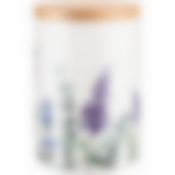 Банка с деревянной крышкой bronco Лаванда 16 см 