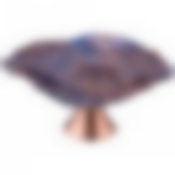 Блюдо на ножке Galaxy blue 30cm