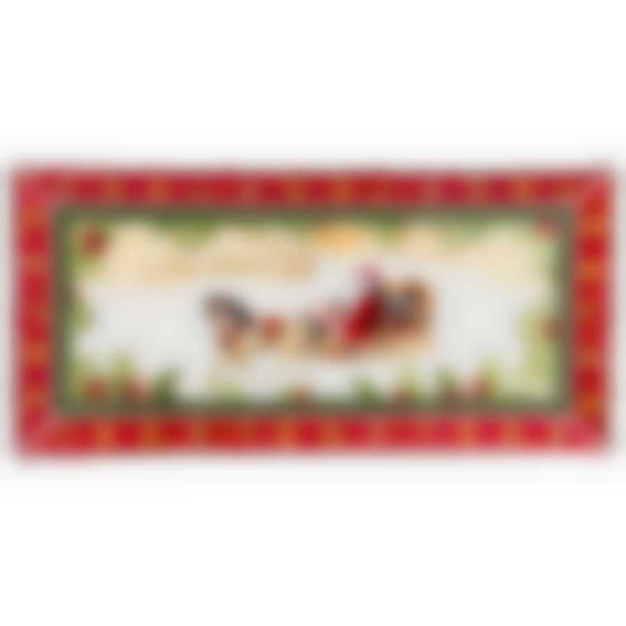 Блюдо Christmas collection 36,5*18 см. высота=2 см. 